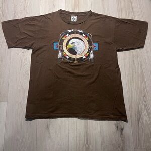 Vintage 90’s Brown Graphic Long Sleeve T-Shirt